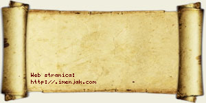 Danica Arsenović vizit kartica